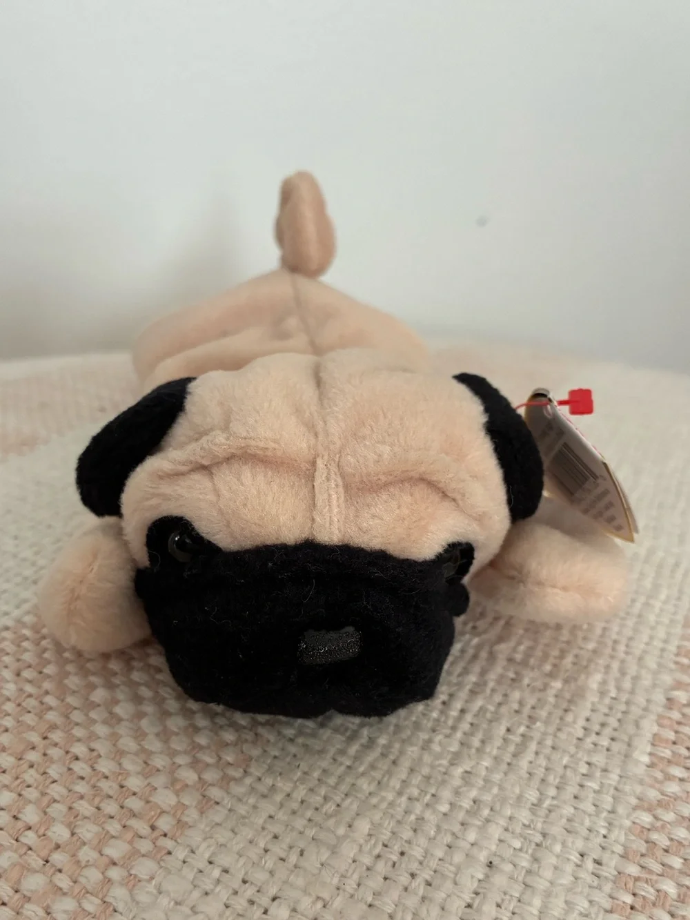 Ty Beanie Babies - “Pugsly” the Pug - 90s vintage collectible with tags